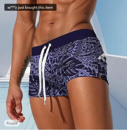 Men's casual beach pants with 3D printed funny dots pattern in hip hop style, polyester fabric