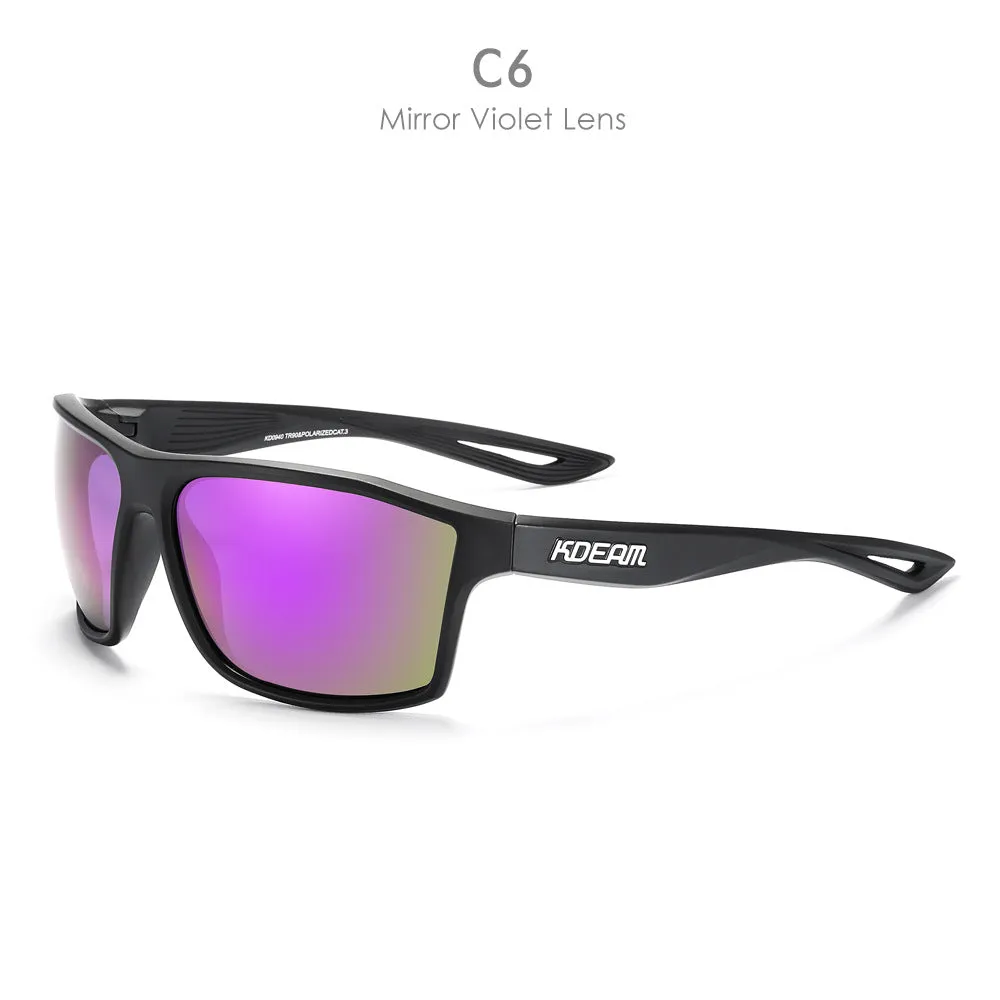 Sports polarized dustproof sunglasses with UV400 protection and TR90 frame in colour C1