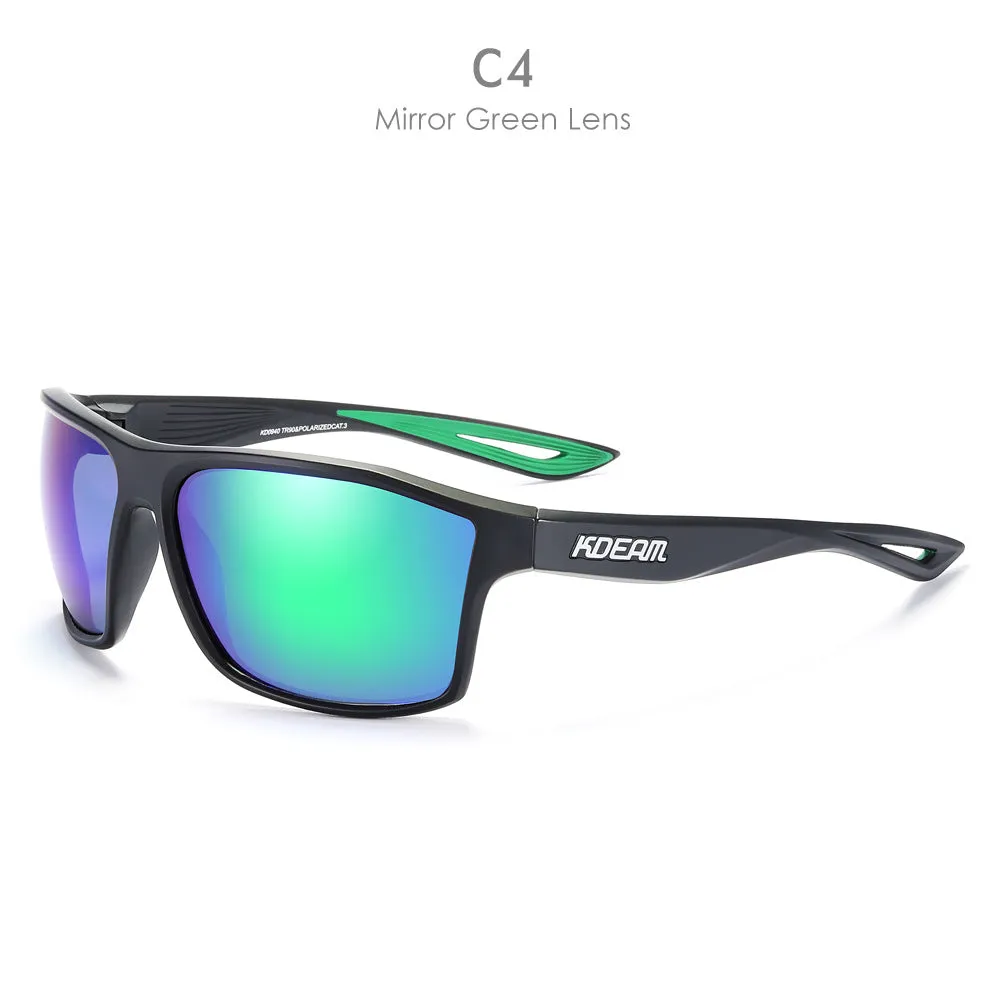 Sports polarized dustproof sunglasses with UV400 protection and TR90 frame in colour C1