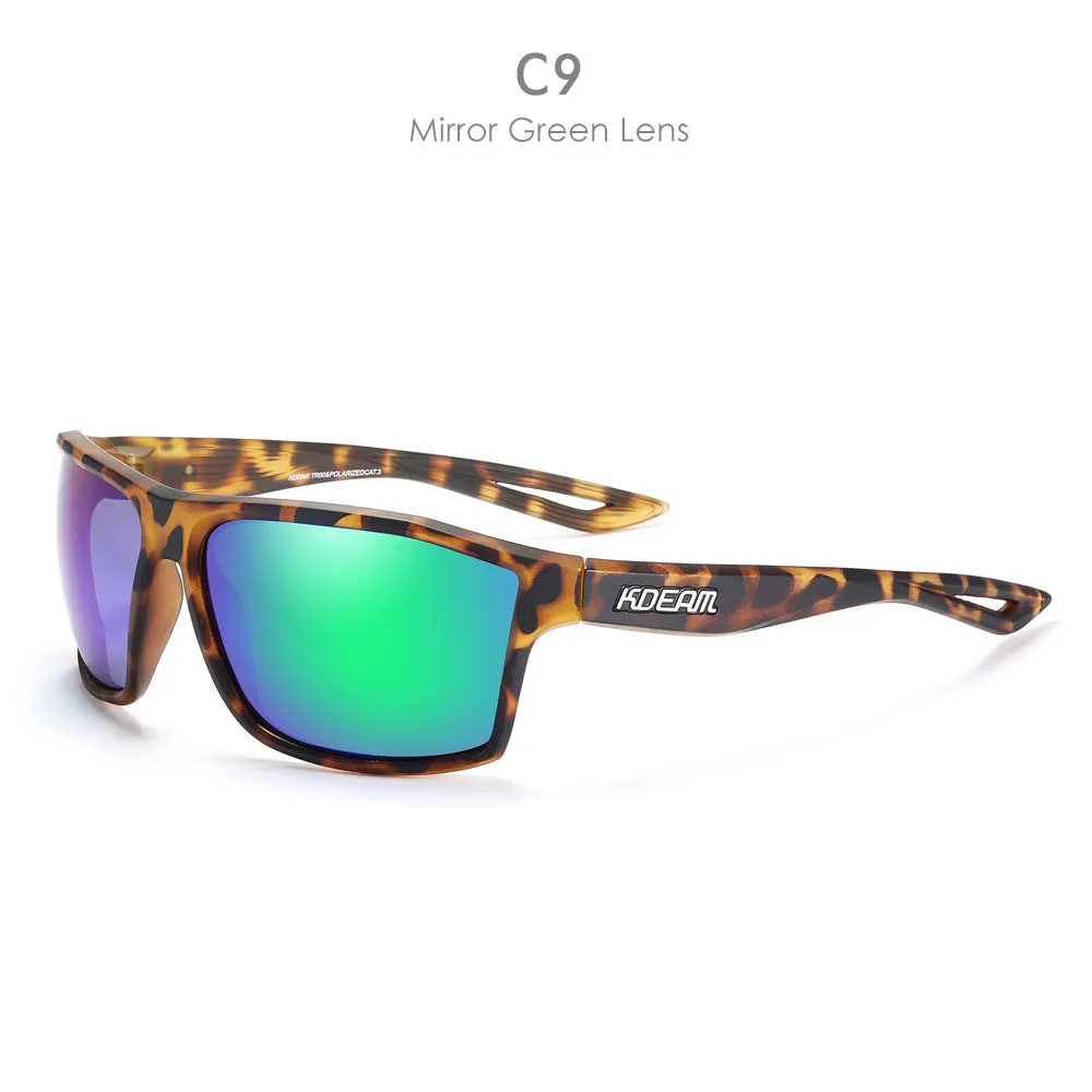 Sports polarized dustproof sunglasses with UV400 protection and TR90 frame in colour C1