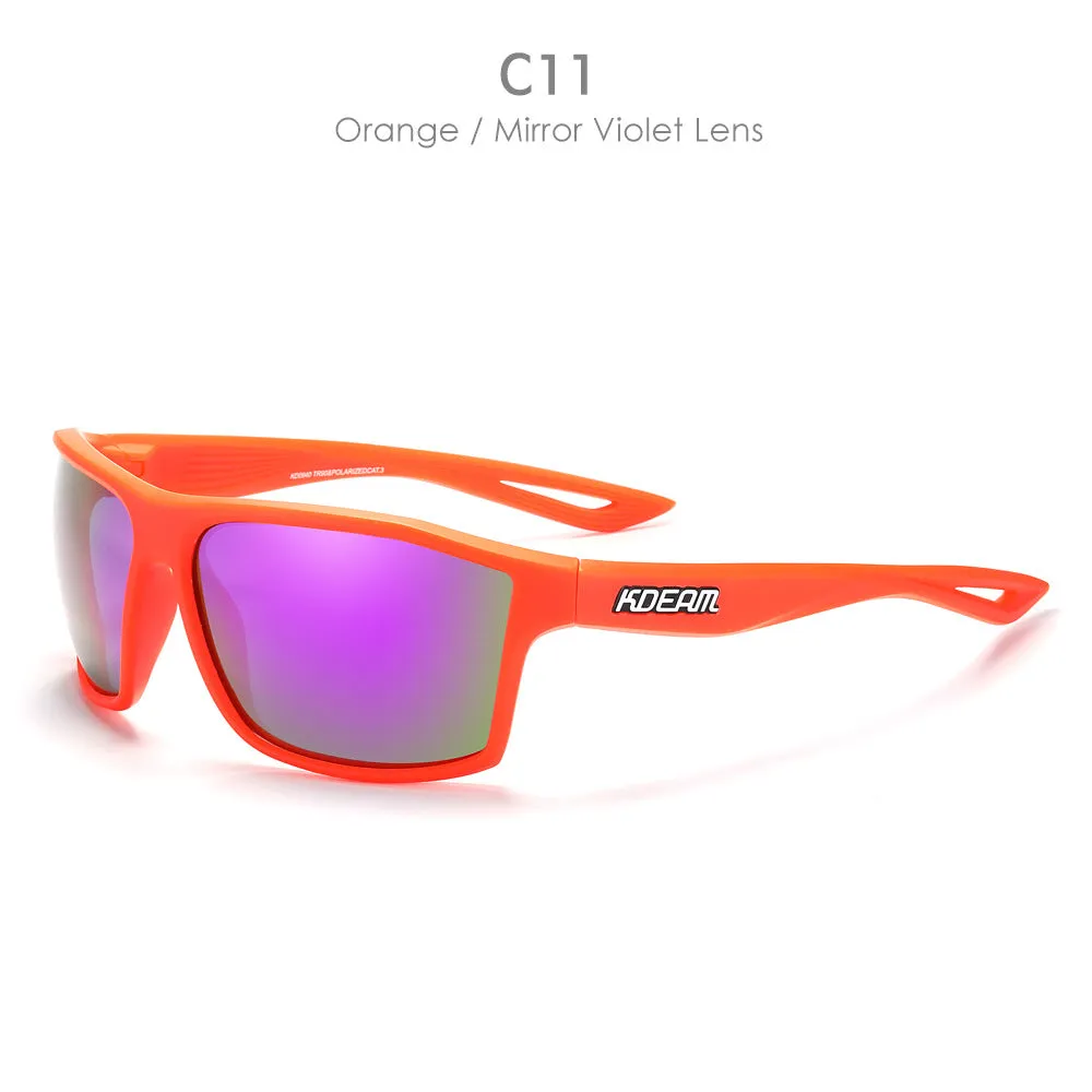 Sports polarized dustproof sunglasses with UV400 protection and TR90 frame in colour C1