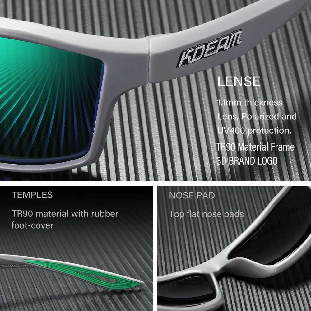 Sports polarized dustproof sunglasses with UV400 protection and TR90 frame in colour C1
