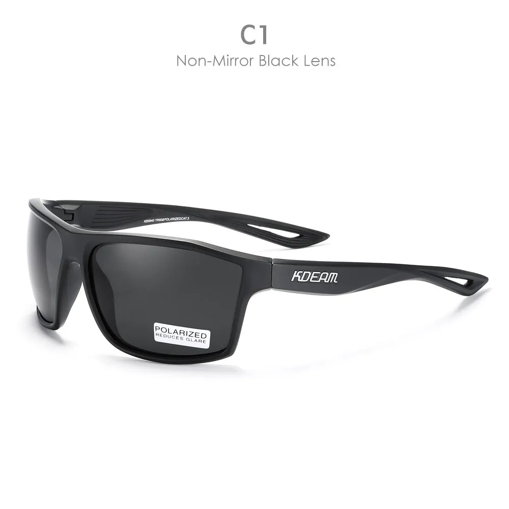 Sports polarized dustproof sunglasses with UV400 protection and TR90 frame in colour C1