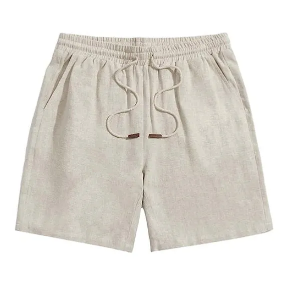 Men's plus size quick-drying loose thin shorts with elastic waistband in a camouflage pattern