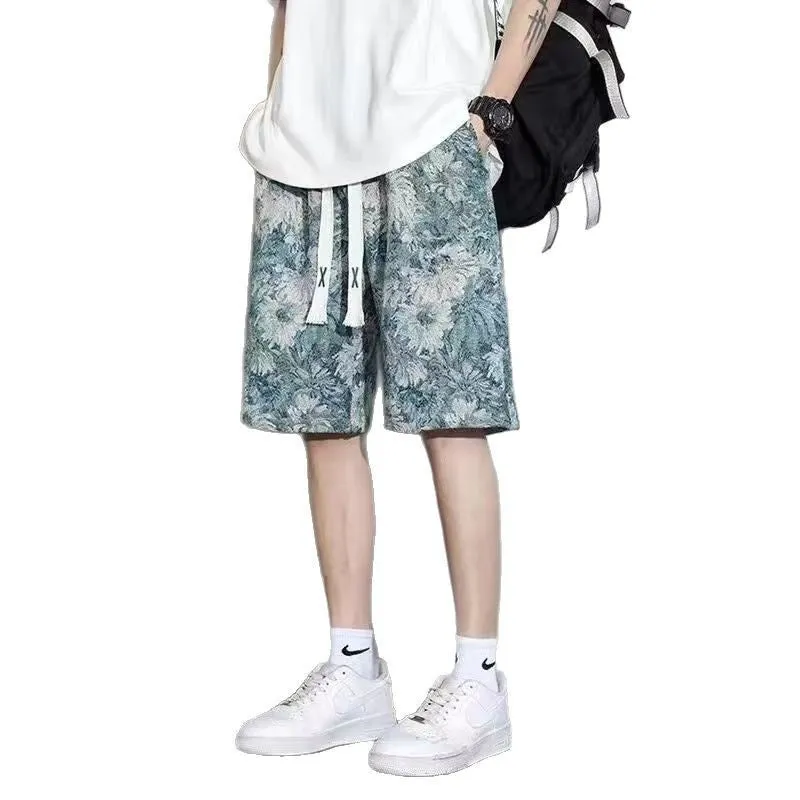 Men's fifth pants shorts in polyester fibre, Bear colour, size M to 5XL, summer fashion