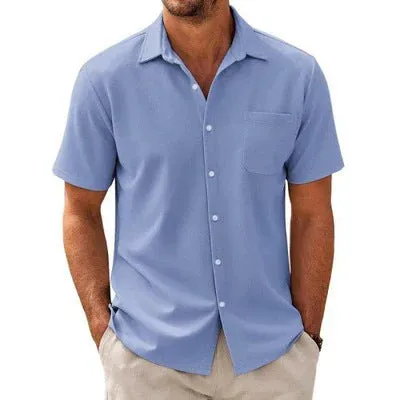 Men's plus size short sleeve cardigan in polyester, slim fit, digital print, available in sizes S to 5XL