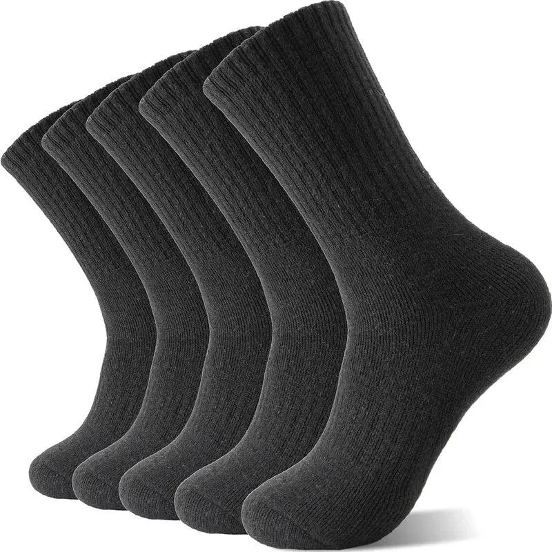 A pair of solid colour wool cashmere blend tube socks with a mid-calf length on a neutral background.