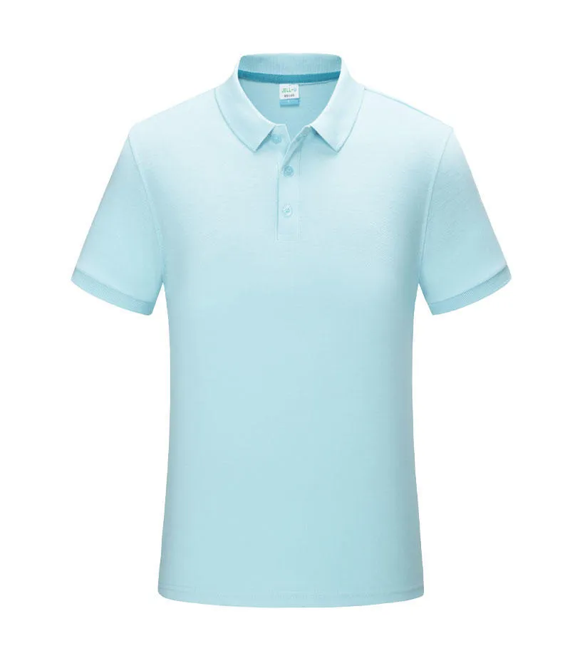 Lapel short sleeve casual shirt in combed cotton, side slit, available in multiple colours on light background