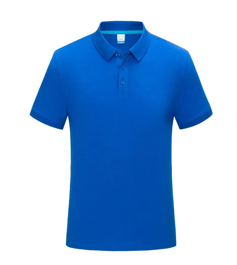 Lapel short sleeve casual shirt in combed cotton, side slit, available in multiple colours on light background