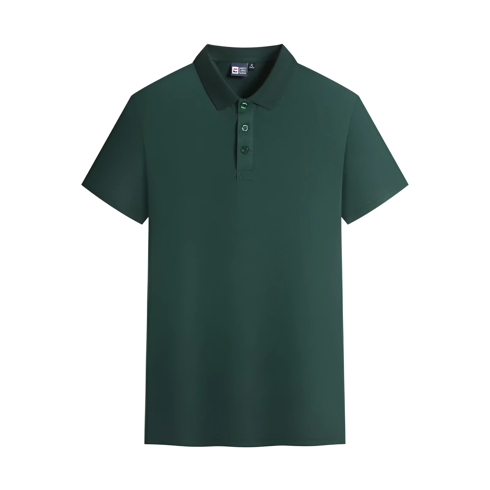 Combed cotton short sleeve t-shirt in solid colour with asymmetric design, available in ten colours for summer leisure.