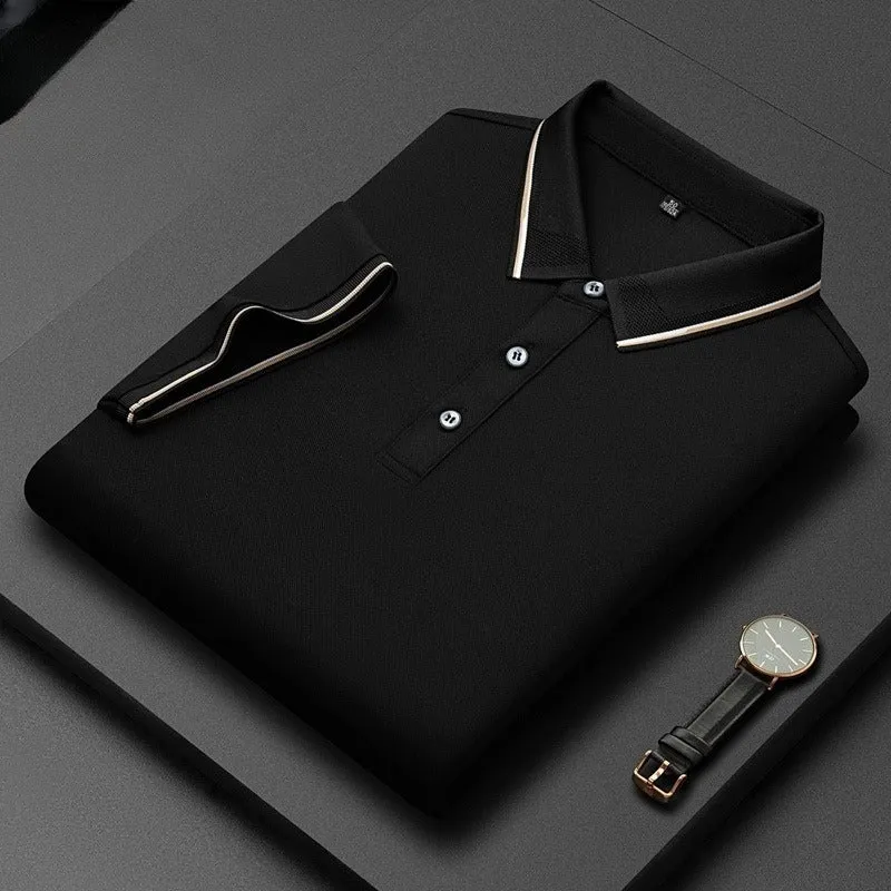 Men's short-sleeved regular fit T-shirt in a Mulberry Silk and cotton blend, shown in a selection of colours.