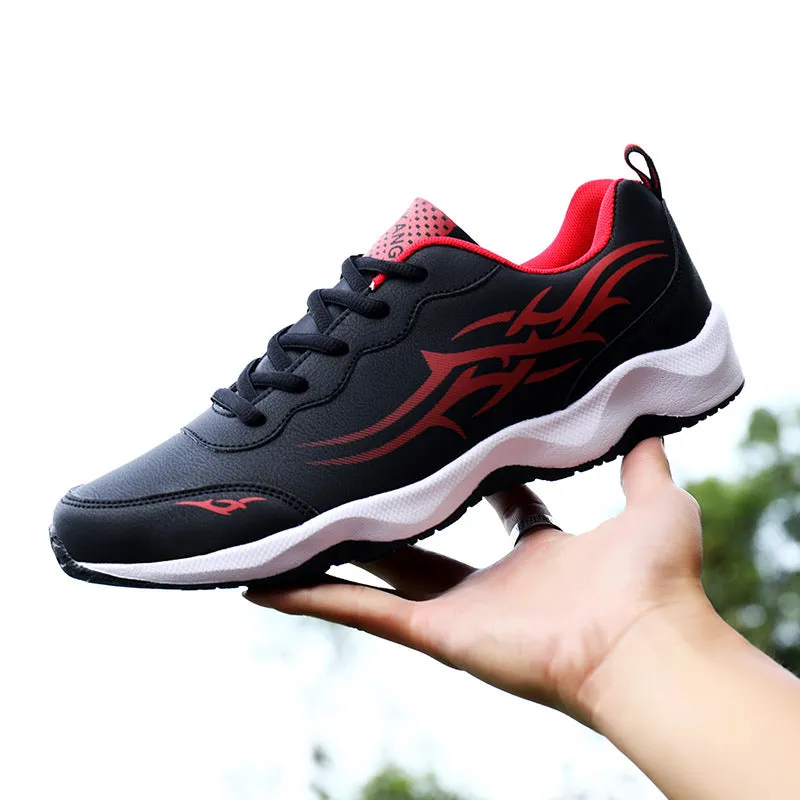 Men's casual sneaker breathable lightweight non-slip MD sole low top platform shoe available in multiple colours