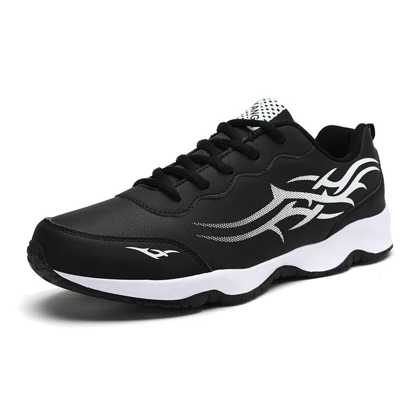 Men's casual sneaker breathable lightweight non-slip MD sole low top platform shoe available in multiple colours