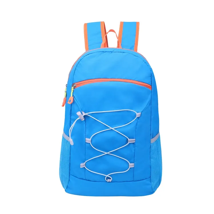 Multi-functional lightweight breathable outdoor running backpack for cycling hiking climbing sports in black colour