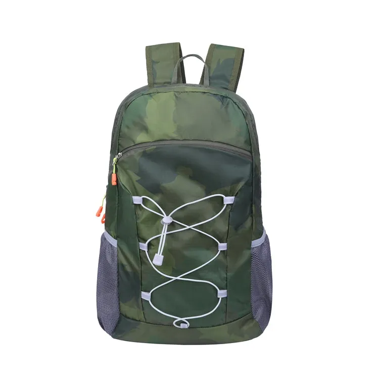 Multi-functional lightweight breathable outdoor running backpack for cycling hiking climbing sports in black colour