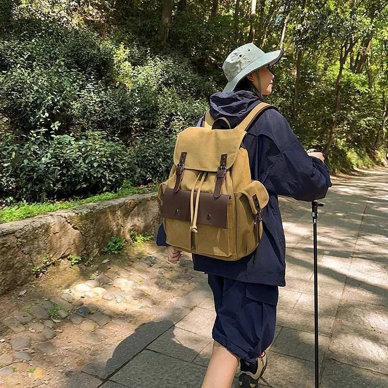 Nylon men's backpack 22L 33x16x42cm solid colour design for outdoor sports