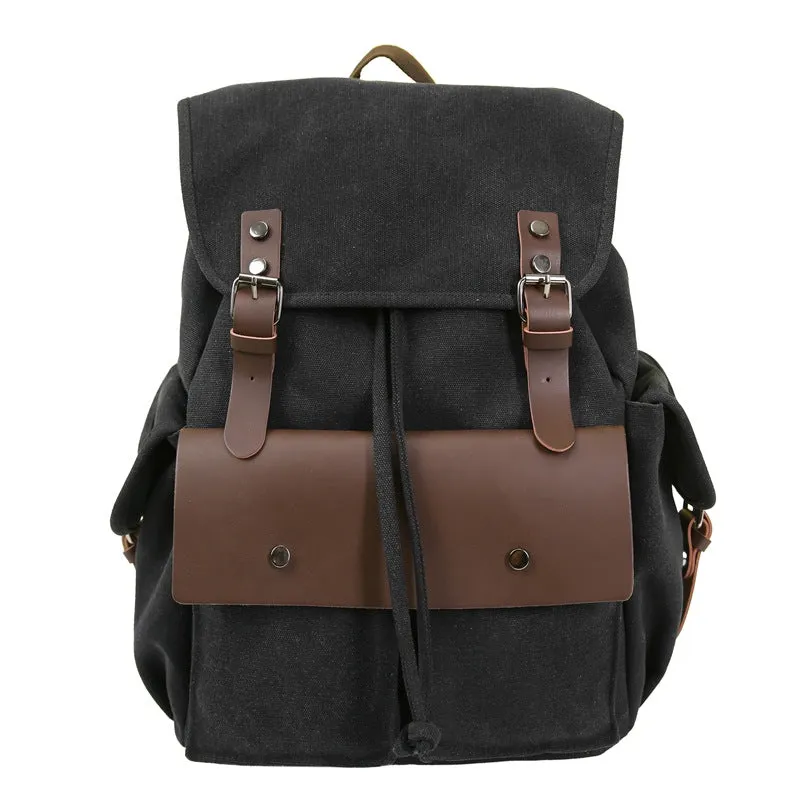Nylon men's backpack 22L 33x16x42cm solid colour design for outdoor sports