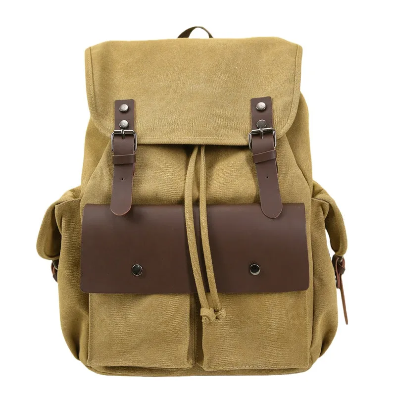 Nylon men's backpack 22L 33x16x42cm solid colour design for outdoor sports