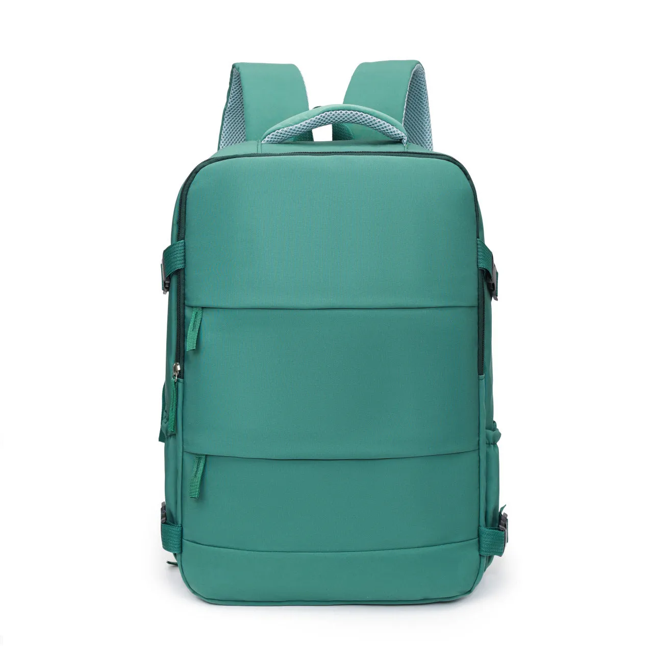 Large capacity dry wet separation backpack in solid colour with breathable design, free size, 20-35L