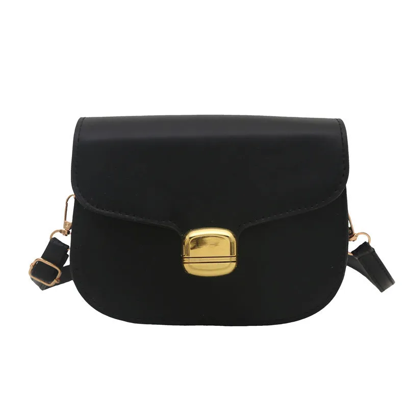 Simple PU handbag in khaki colour showing internal phone compartment and change pocket