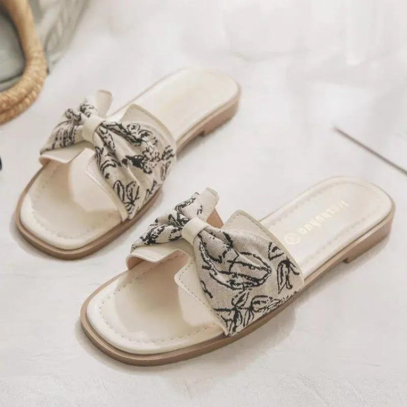 Women's French-style skirt sandals in apricot solid colour with microfiber upper and pigskin lining