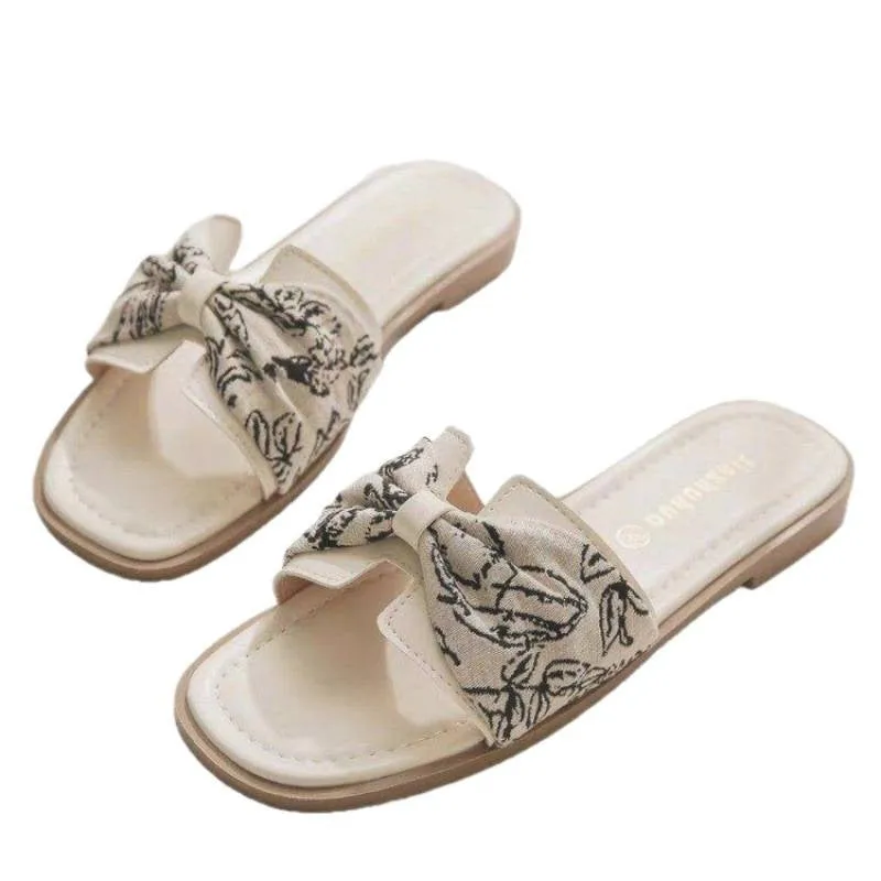 Women's French-style skirt sandals in apricot solid colour with microfiber upper and pigskin lining