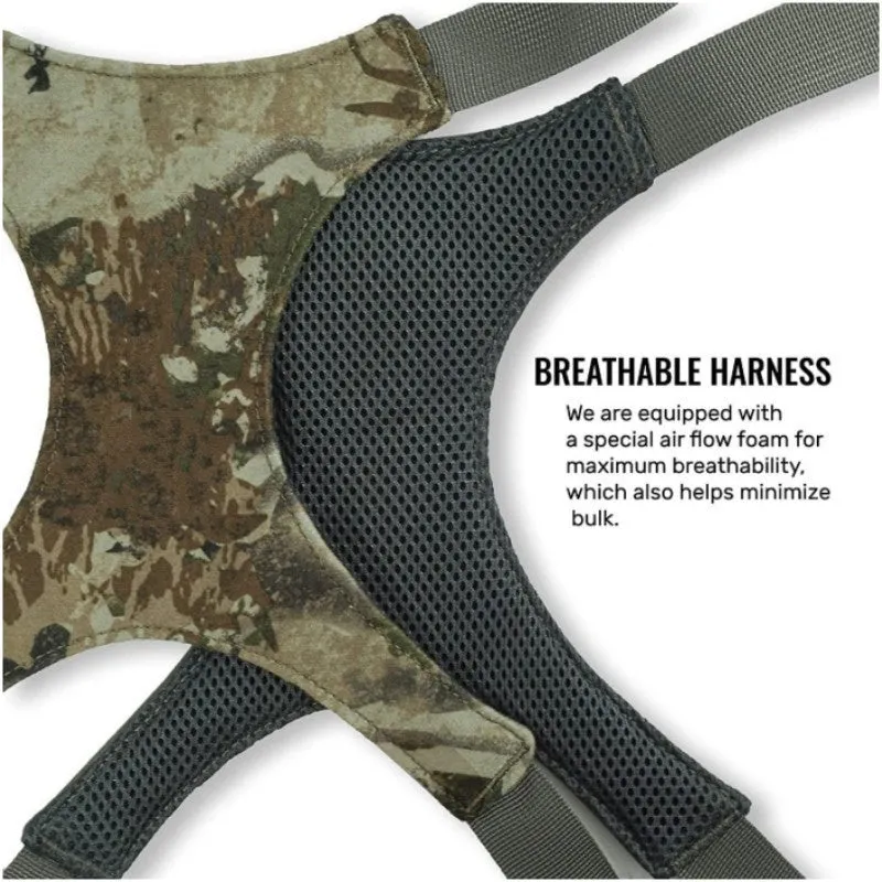 Outdoor hunting telescope bag adjustable polyester binoculars chest pack camouflage