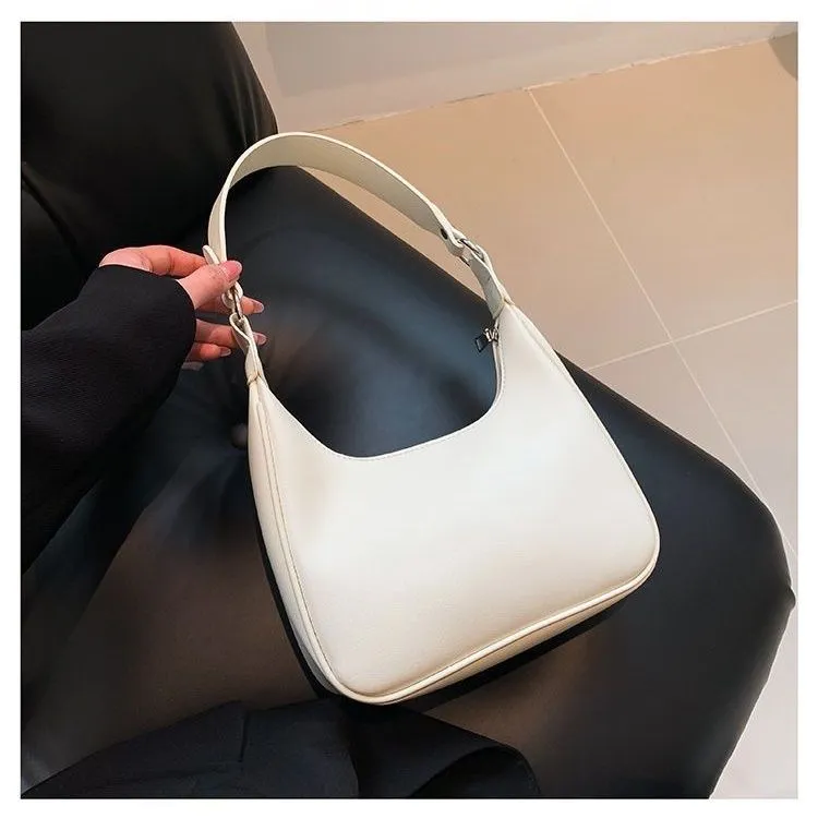 French handheld mini tote bag in 039 White colour made from polyester