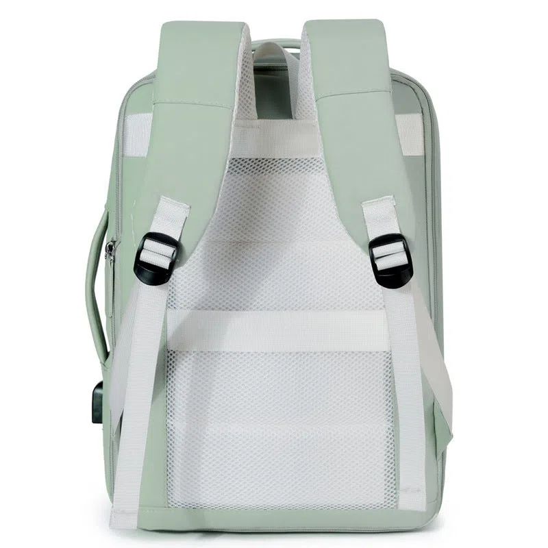Women's large capacity business bag in solid colour Oxford cloth, available in beige, black, and other shades