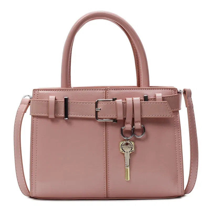 Women's large-capacity crossbody bag in PU, horizontal rectangle shape, 23x9x17cm, available in seven colours