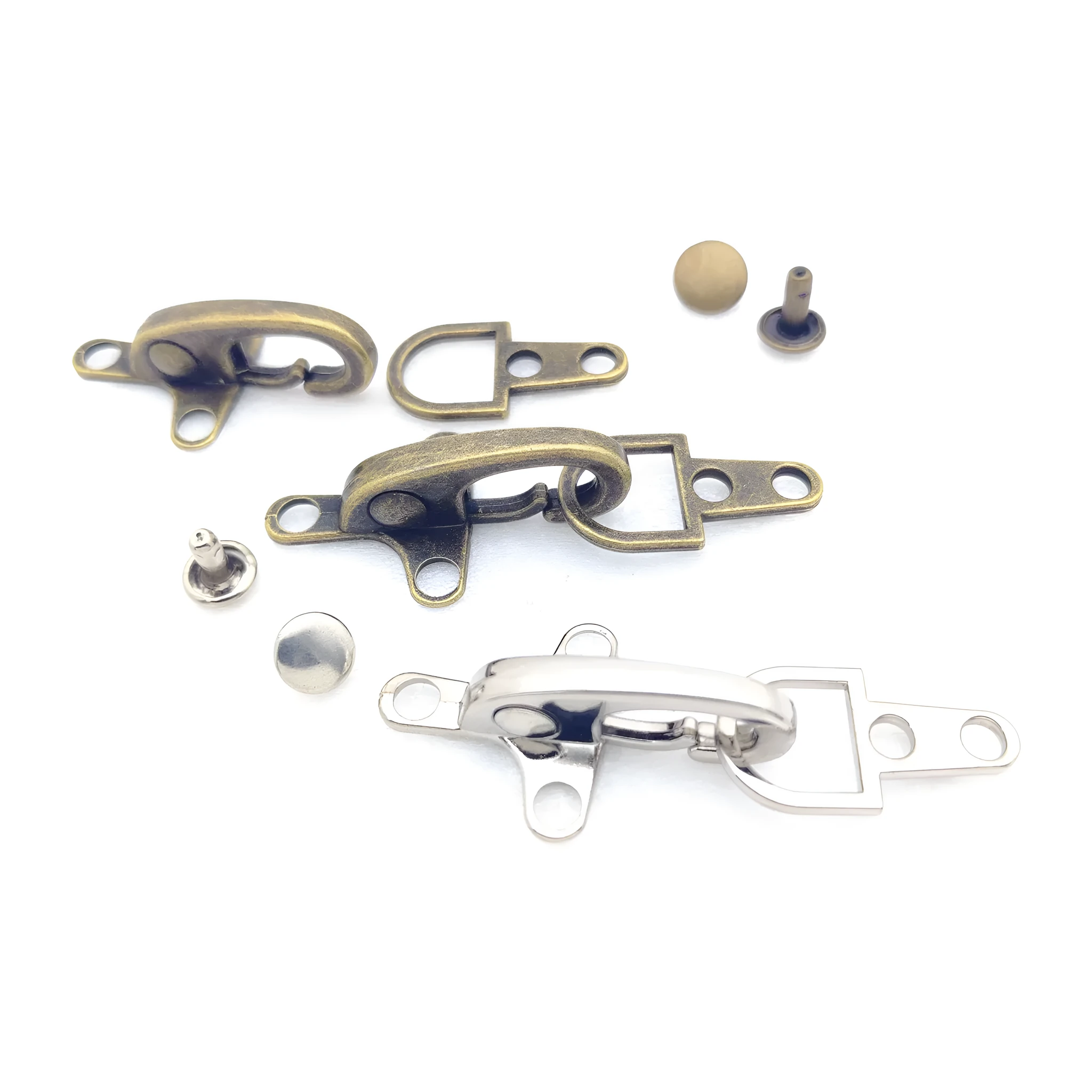 Alloy metal aircraft buckle decoration measuring 5.85cm in bronze, gold, gun colour or silver finish
