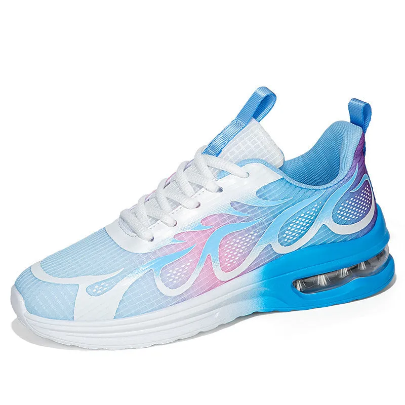 Women's mesh casual sneaker in pink colour with PU sole showing breathable upper material