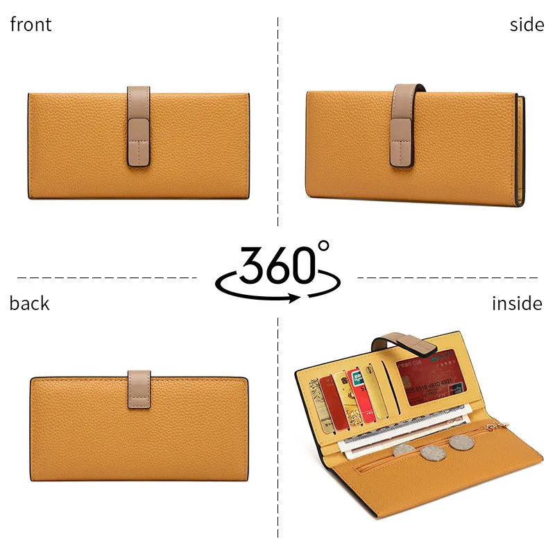 Large black PU leather women's handbag with shoulder strap, shown alongside khaki, pink, and white colour variants.