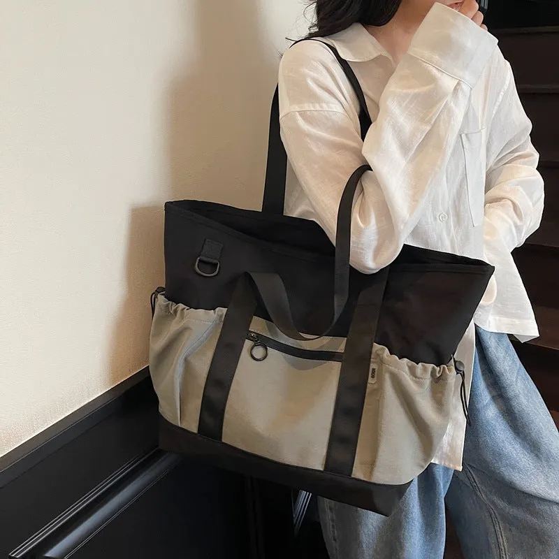 Women's lightweight travel bag in Oxford cloth for yoga and fitness with 36-55L capacity