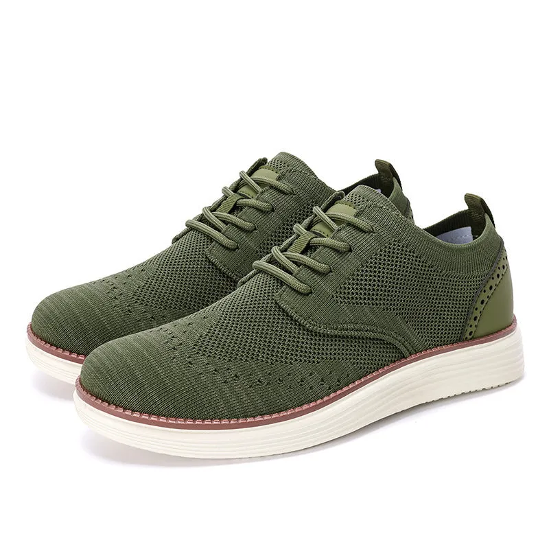 Men's casual hiking shoes with mesh upper and rubber sole in multiple colours
