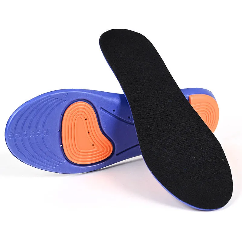 Shock-absorbing breathable EVA insole with holes for men and women thin XD-679 style without interlayer