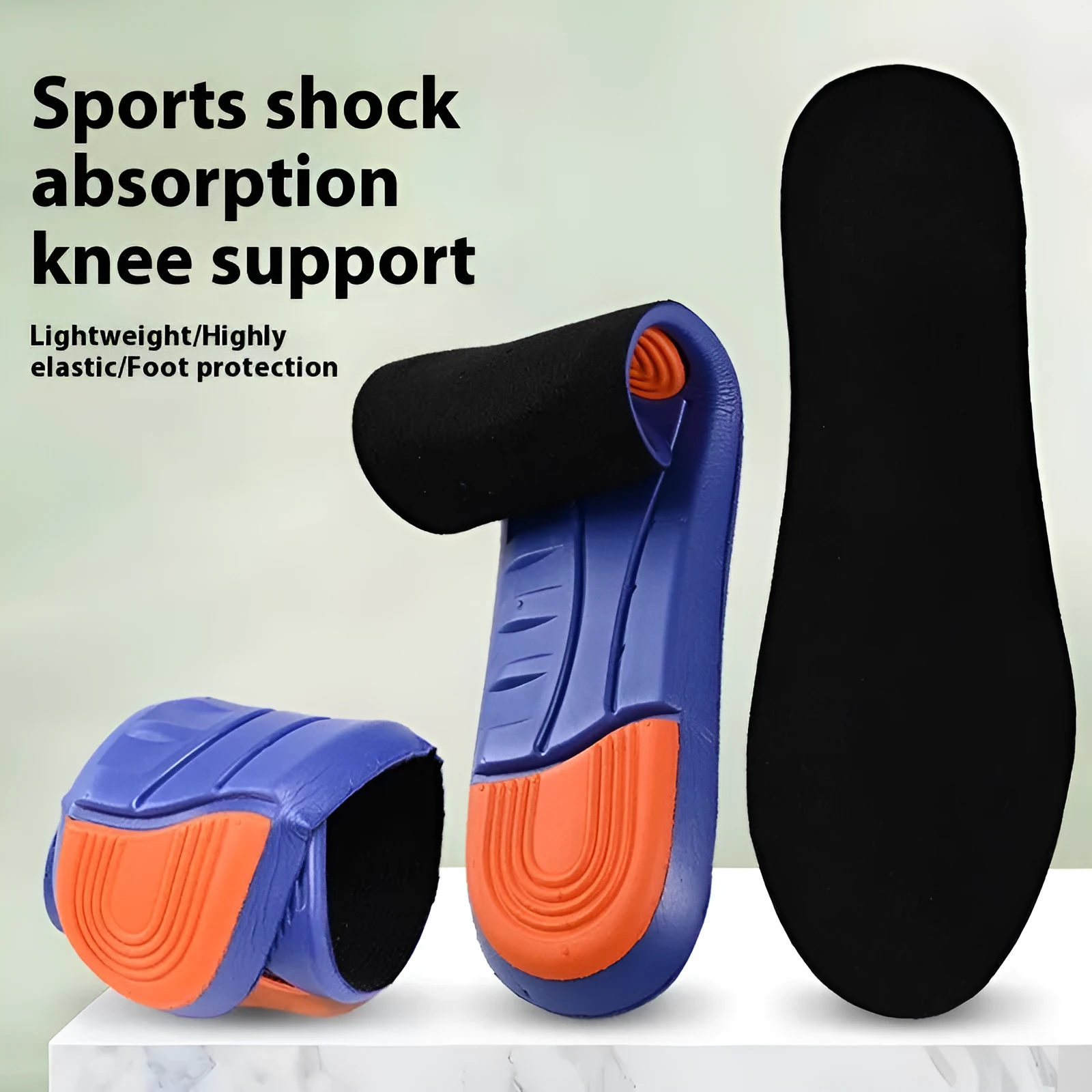 Shock-absorbing breathable EVA insole with holes for men and women thin XD-679 style without interlayer