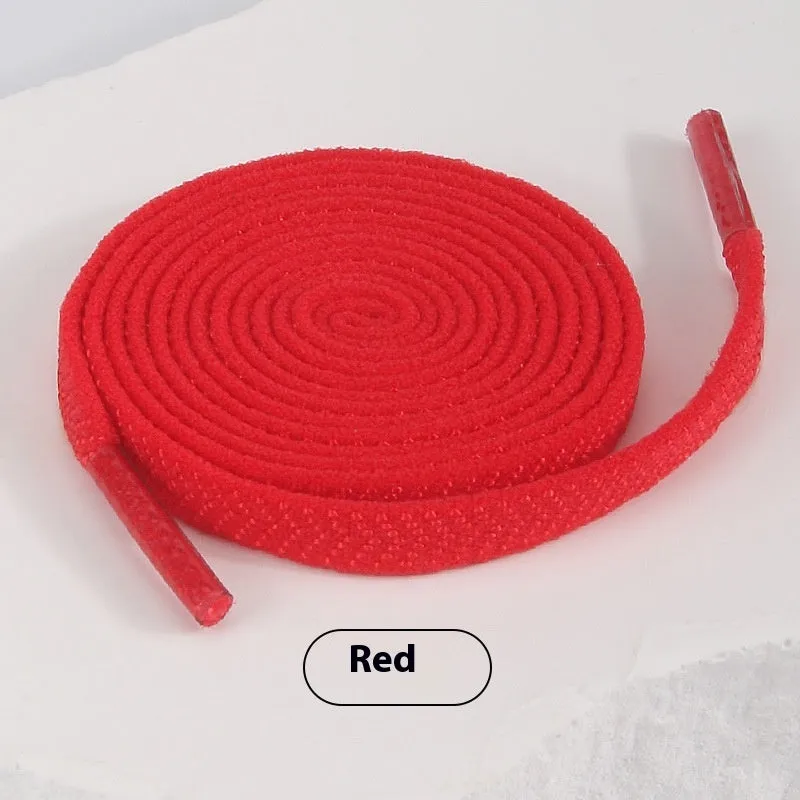 Elastic arrow pattern flat shoelace in multiple colours with 0.6cm width and length options