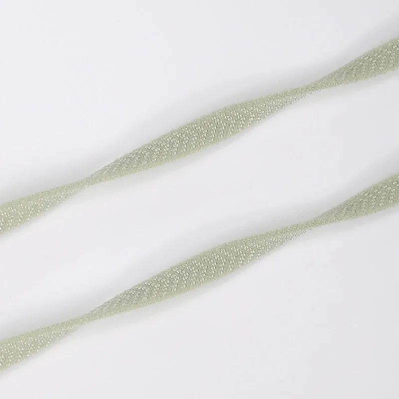 Elastic arrow pattern flat shoelace in multiple colours with 0.6cm width and length options
