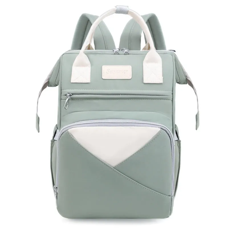 Large-capacity multi-compartment thermal insulation backpack in nylon fabric, available in multiple colours