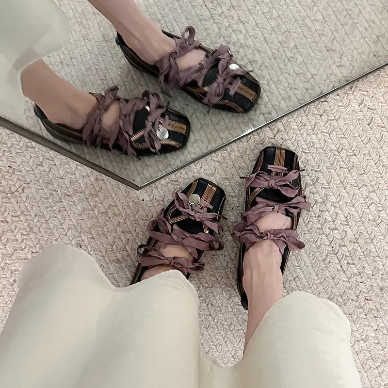 Women's Mary Jane flat bottom sports shoes in solid black artificial PU with square toe and flat heel