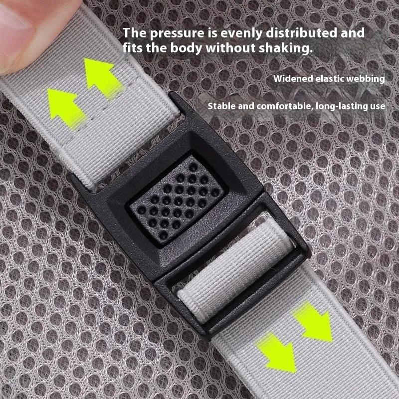 Anti-theft nylon document waist bag in solid colour for personal travel abroad