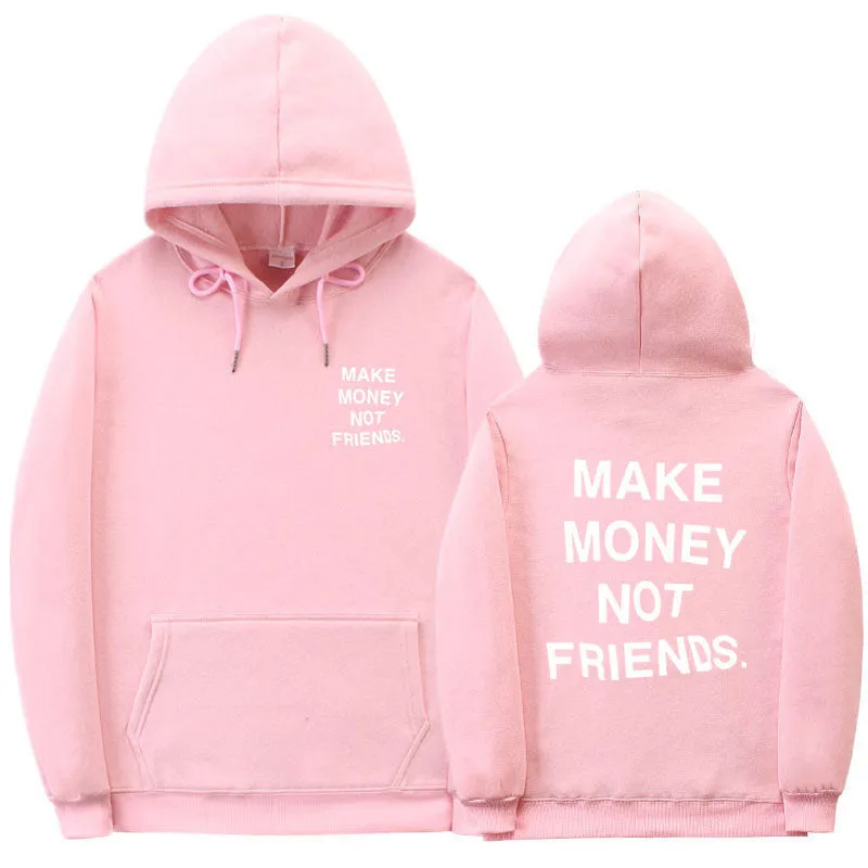 Letter printed fleece hoodie for men and women, long sleeve cotton, multiple colour options, Asian sizes S to XXL