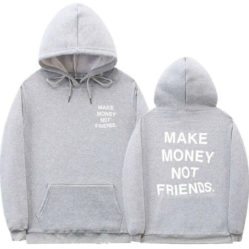 Letter printed fleece hoodie for men and women, long sleeve cotton, multiple colour options, Asian sizes S to XXL