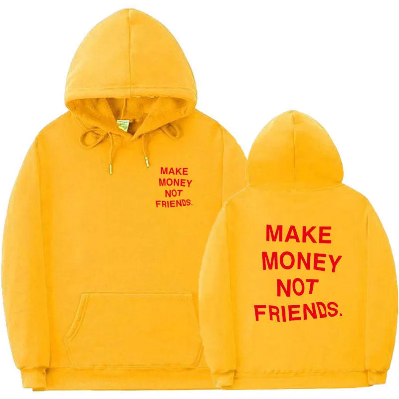 Letter printed fleece hoodie for men and women, long sleeve cotton, multiple colour options, Asian sizes S to XXL