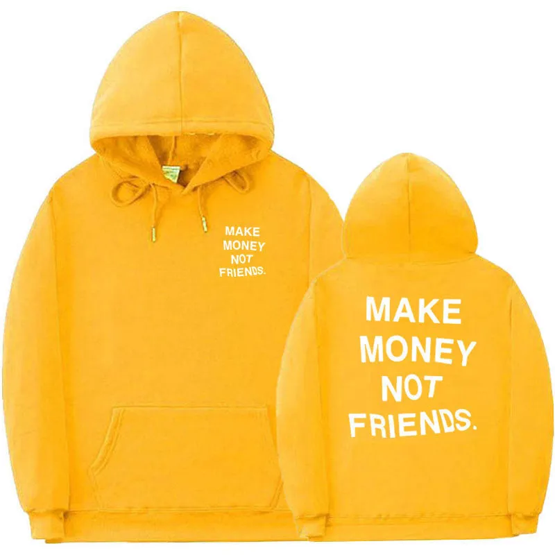 Letter printed fleece hoodie for men and women, long sleeve cotton, multiple colour options, Asian sizes S to XXL
