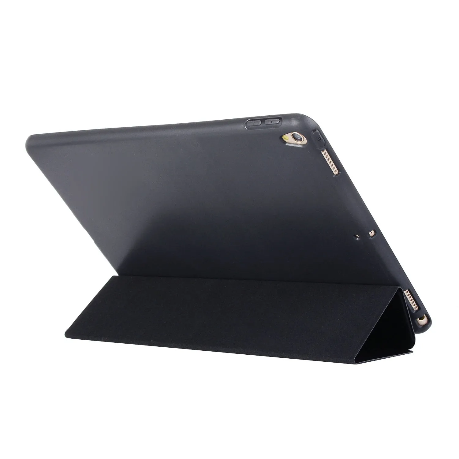 PU TPU flip case for iPad Pro 10.5, business style, sky blue colour, closed view