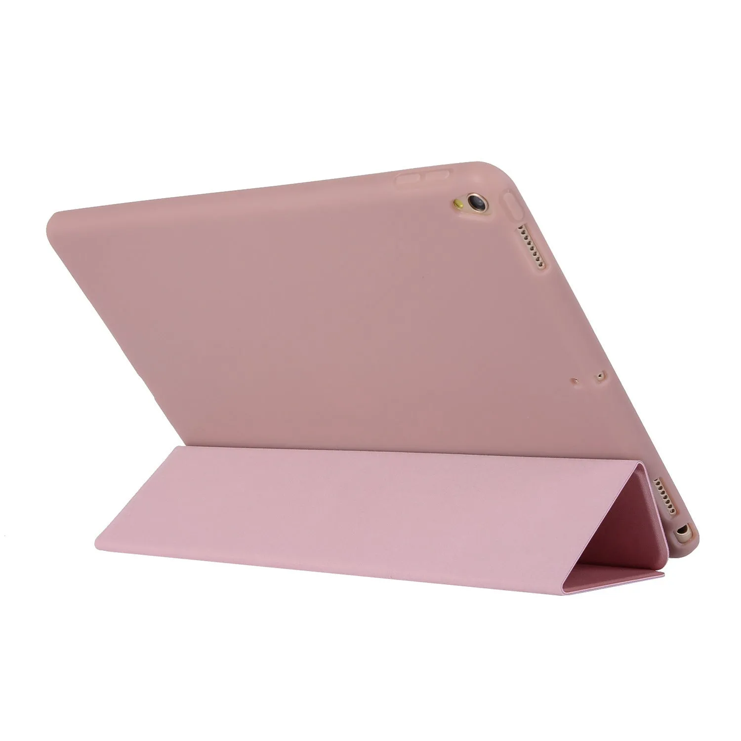 PU TPU flip case for iPad Pro 10.5, business style, sky blue colour, closed view
