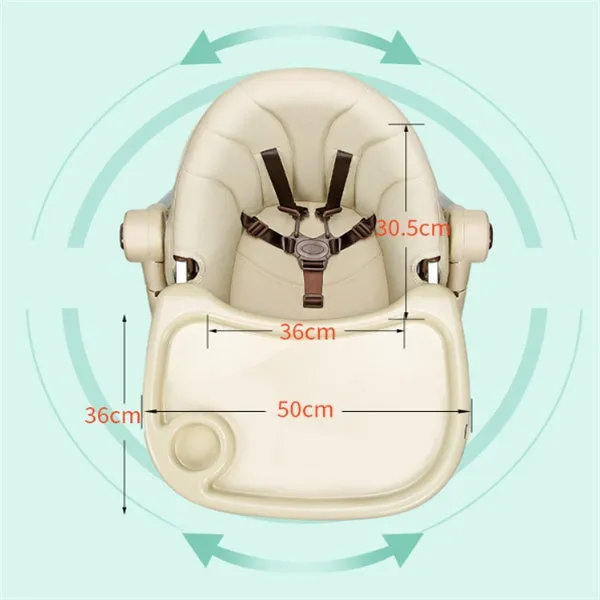 Baby chair for toddlers 24 months plus with grow-up design and eco-friendly waterproof plate, available in pink.