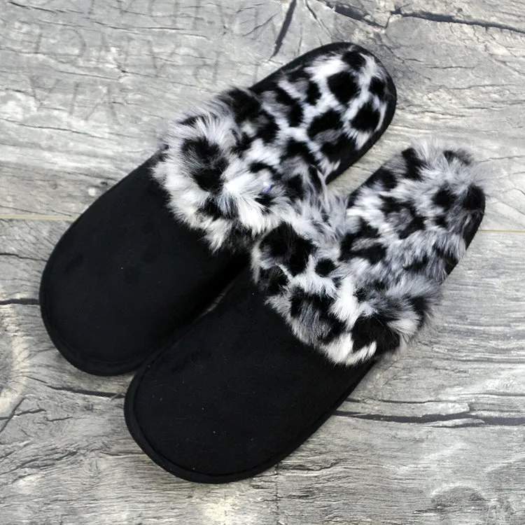 Couple wearing warm beige suede wool slippers with non-slip rubber sole indoors
